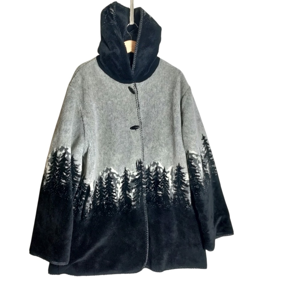 Alpine Studio‎ Mountains Reversible Coat Size XLarge